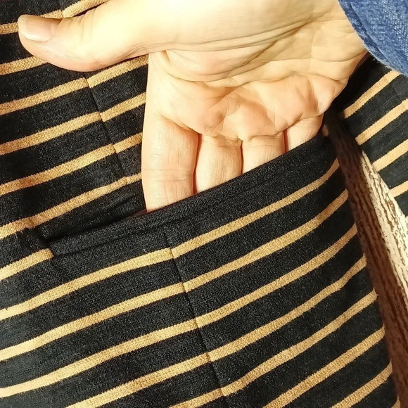 J. Crew women's fall nautical preppy academia blazer notched collar striped S - Picture 4 of 8